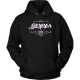 Gemma PURPLE/WHITE Sweatshirt UNISEX-Hoodie