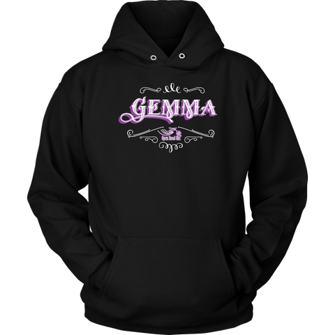 Gemma PURPLE/WHITE Sweatshirt UNISEX-Hoodie
