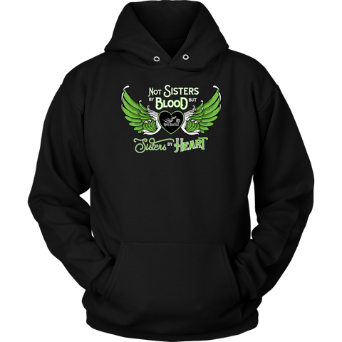 GREEN Not Sisters by Blood...Open Road Girl UNISEX Pullover Sweatshirt