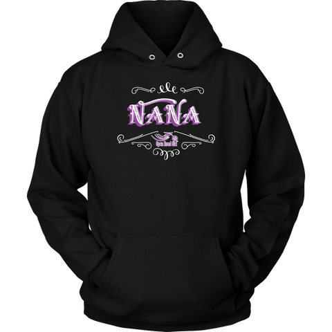 Nana PURPLE/WHITE Sweatshirt UNISEX-Hoodie