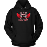 RED Not Sisters by Blood...Open Road Girl UNISEX Pullover Sweatshirt