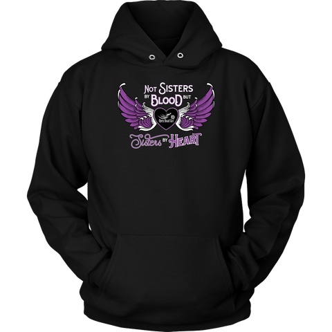 PURPLE Not Sisters by Blood...Open Road Girl UNISEX Pullover Sweatshirt