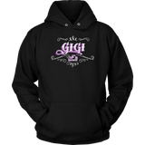 GiGi PURPLE/WHITE Sweatshirt UNISEX-Hoodie