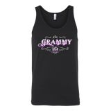 Grammy PURPLE/WHITE Full Back UNISEX Tank Top