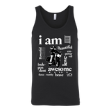 I AM...Inspiration UNISEX Open Road Girl Wide-Back Tank Top, 5 COLORS