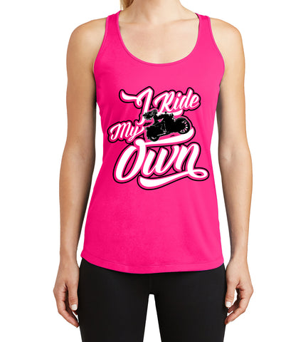 I Ride My Own Tank Top, 4 Colors