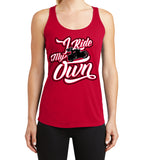 I Ride My Own Tank Top, 4 Colors