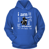 I AM...Inspiration UNISEX Open Road Girl Hoodie, 11 COLORS