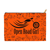 ORANGE Open Road Girl Accessory Bags, 2 Sizes