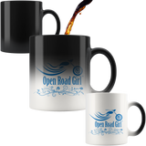 BLUE Open Road Girl 11oz Magic Mug, 2 STYLES