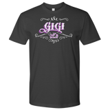 GiGi PURPLE/WHITE UNISEX Short Sleeve T-Shirt- Crewneck