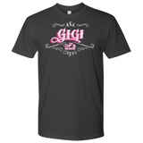 GiGi PINK/WHITE UNISEX Short Sleeve T-Shirt- Crewneck