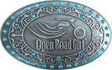 open road girl belt buckle motorcycle clothing and accessories for women
