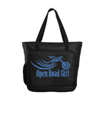 Open Road Girl Large Tote - CHOOSE YOUR LOGO COLOR!