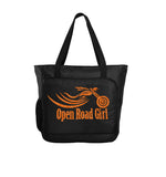 Open Road Girl Large Tote - CHOOSE YOUR LOGO COLOR!
