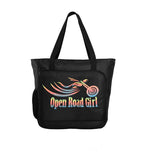 Open Road Girl Large Tote - CHOOSE YOUR LOGO COLOR!