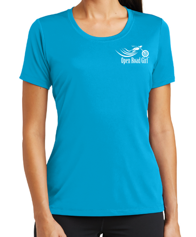 Open Road Girl Scoop Neck Tee (SMALL ONLY), 2 Colors
