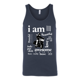 I AM...Inspiration UNISEX Open Road Girl Wide-Back Tank Top, 5 COLORS