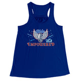 PATRIOT Red/White/Blue Ride Empowered Open Road Girl Flowy Tank