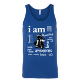 I AM...Inspiration UNISEX Open Road Girl Wide-Back Tank Top, 5 COLORS