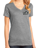 Retro Open Road Girl Ladies V-neck Tee, 2 Colors