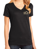 Retro Open Road Girl Ladies V-neck Tee, 2 Colors