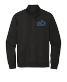 BLACK Open Road Girl 3/4 Zip PULLOVER Sweatshirt - CHOOSE YOUR LOGO COLOR!