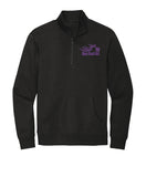 BLACK Open Road Girl 3/4 Zip PULLOVER Sweatshirt - CHOOSE YOUR LOGO COLOR!