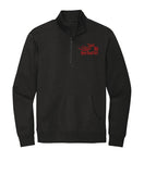 BLACK Open Road Girl 3/4 Zip PULLOVER Sweatshirt - CHOOSE YOUR LOGO COLOR!