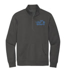 DARK GREY Open Road Girl  3/4 ZIP Pullover Sweatshirt - CHOOSE YOUR LOGO COLOR!