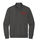 DARK GREY Open Road Girl  3/4 ZIP Pullover Sweatshirt - CHOOSE YOUR LOGO COLOR!