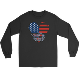 Patriotic Open Road Girl UNISEX Long Sleeve Tee