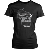 WISCONSIN IT'S A LIFESTYLE GREY/WHITE COLLECTION WOMEN'S TEE