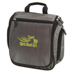 Grey with Green Travel Hanging Toiletry Bag by Open Road Girl