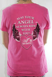 May your Angel Always Ride with You Frost V-neck Shirt, 3 Colors