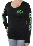 Open Road Girl Long Sleeve Glitter Shirt, 7 Colors