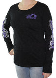 Open Road Girl Long Sleeve Glitter Shirt, 7 Colors