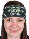Live Love Ride RHINESTONE Bandana with Swarovski Crystals, 6 Colors