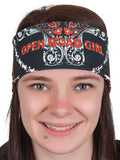 Open Road Girl Bandana with Swarovski Crystals – Available in 7 Colors