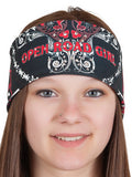 Open Road Girl Bandana with Swarovski Crystals – Available in 7 Colors
