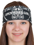 Open Road Girl Bandana with Swarovski Crystals – Available in 7 Colors
