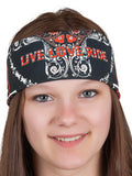Live Love Ride RHINESTONE Bandana with Swarovski Crystals, 6 Colors