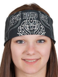 Open Road Girl / Live Love Ride Tribal Design Bandana with Swarovski Crystals – Available in 7 Colors