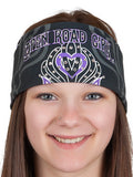 Open Road Girl / Live Love Ride Tribal Design Bandana with Swarovski Crystals – Available in 7 Colors