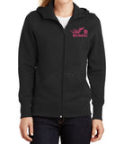 I Ride My Own Ladies Full-Zip Hooded Fleece Jacket, 3 Colors
