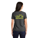 Open Road Girl Ladies Cinch Tee with Drawcords, 2 Colors