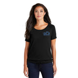 Open Road Girl Ladies Cinch Tee with Drawcords, 2 Colors