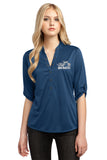 Open Road Girl Crush Henley with Glitter Logo, 4 COLORS