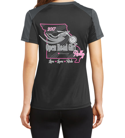 2017 Springfield MO Rally Ladies V-neck Tee