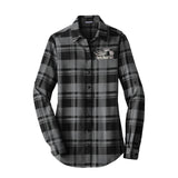 Open Road Girl Ladies Plaid Flannel Tunic, 4 COLORS